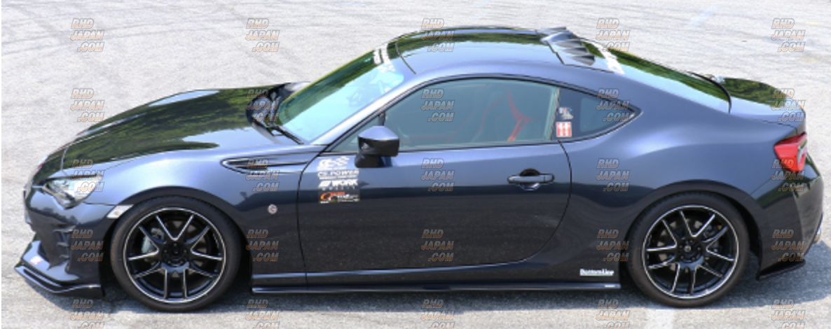 Charge Speed Bottomline Type-1 Side Steps Lip FRP - 86 ZN6 - RHDJapan